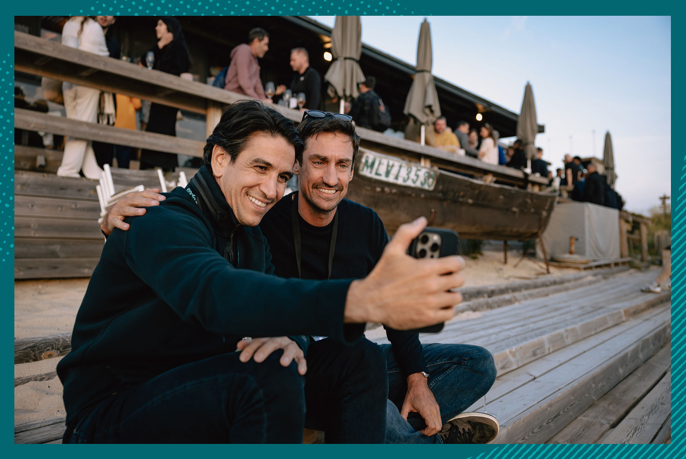Photo Block Teal